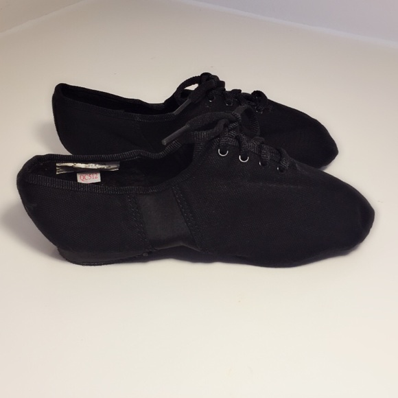 Sansha Tívoli lace-up canvas jazz shoes - Picture 3 of 8